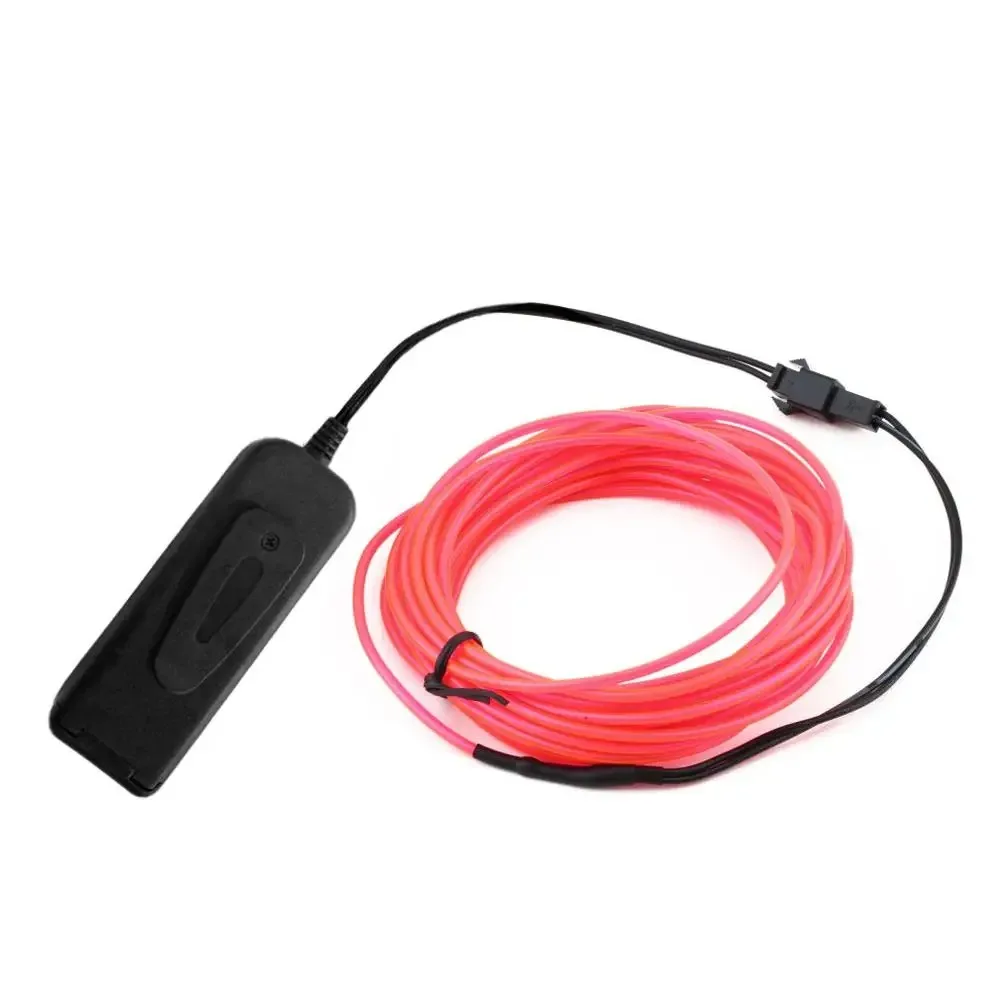Glow EL Draht Kabel LED Neon Weihnachten Dance Party DIY Kostüme Kleidung Leuchtende Auto Licht Dekoration Kleidung Ball Rave 1m/3m/5m