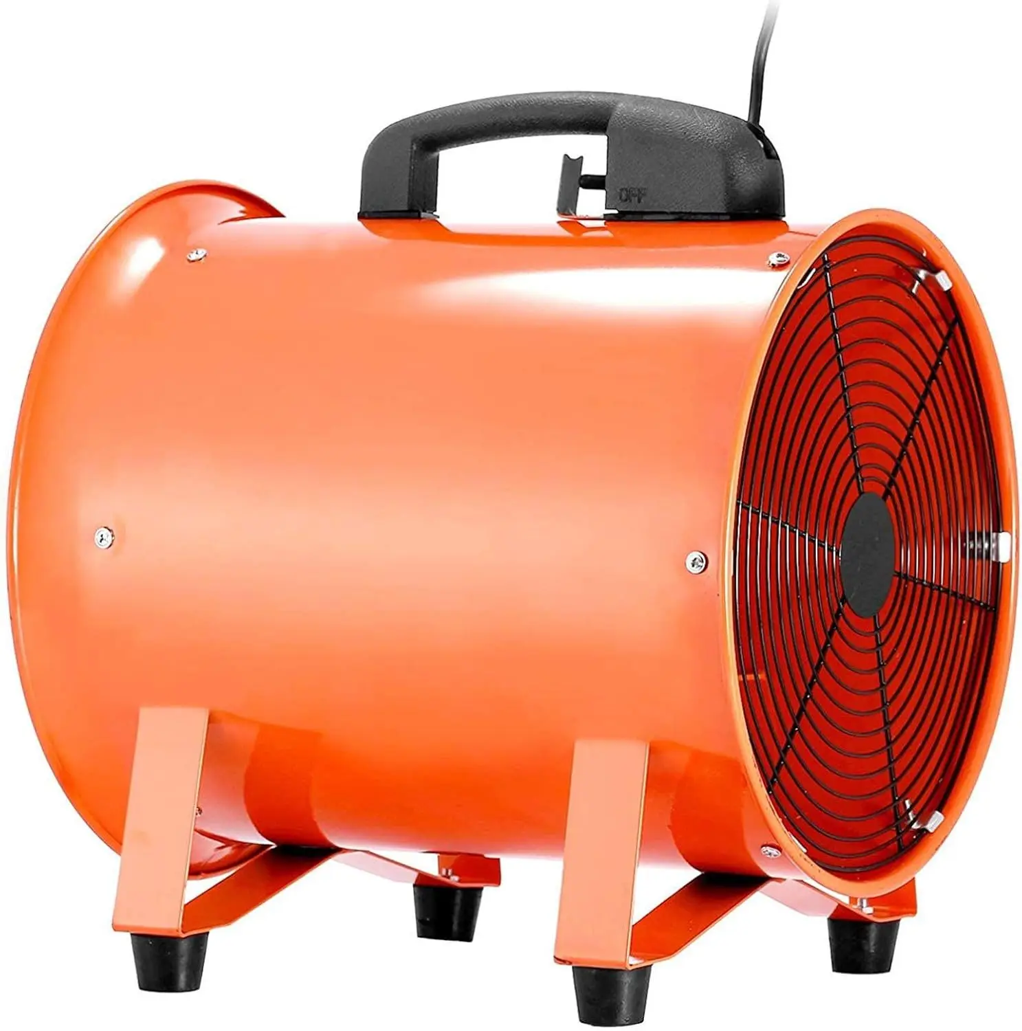 8 inch portable axial flow fan low noise explosion-proof oil-proof fan industrial pumping mute