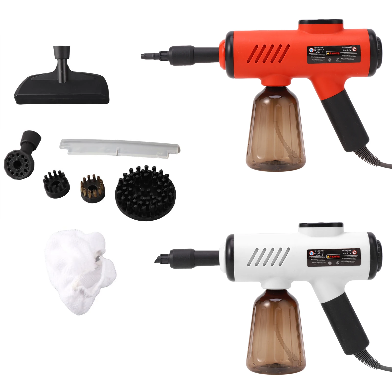 

Handheld Steam Cleaner 1200W, Portable Multi-Purpose High-Pressure Steamer with 3-Temperature Settings, Digital Display