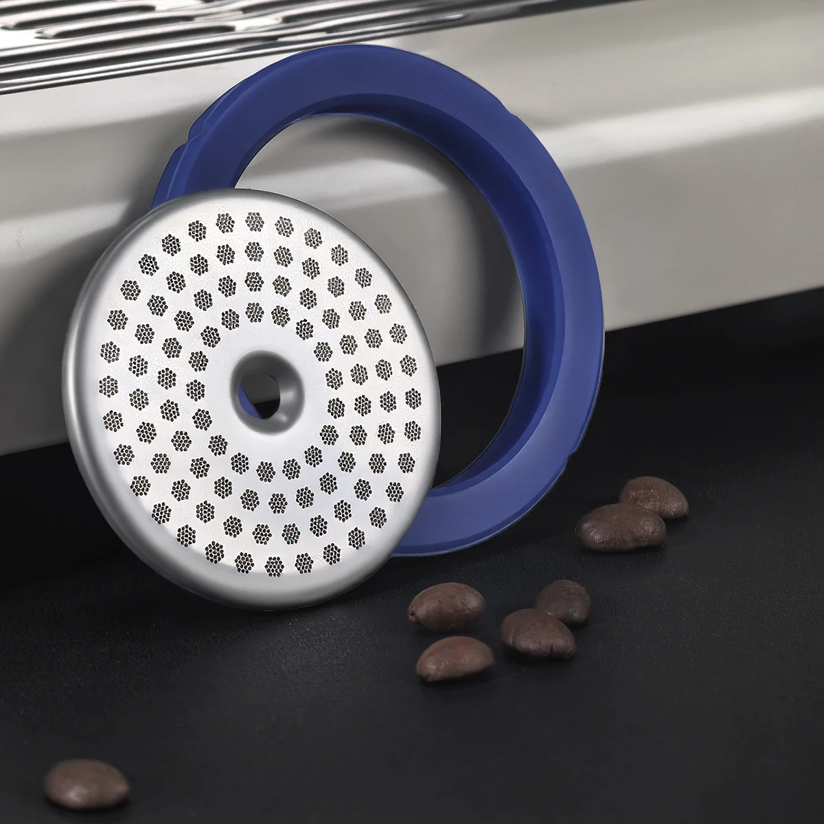 Herramienta de reparación de cabezal de grupo de acero inoxidable, junta de sellado de silicona, pantalla de ducha Compatible con todas las máquinas de café expreso La Marzocco