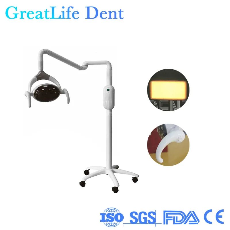 

GreatLife Dent 28w 9 Leds Vertical Mobile Floor Stand Exam Lamp Medical Shadowless Operation Standing Dental Light Led