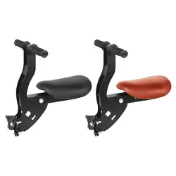 Foldable Bicycle Child Seat - Convenient Front-Mounted Carrier for Folding Bikes