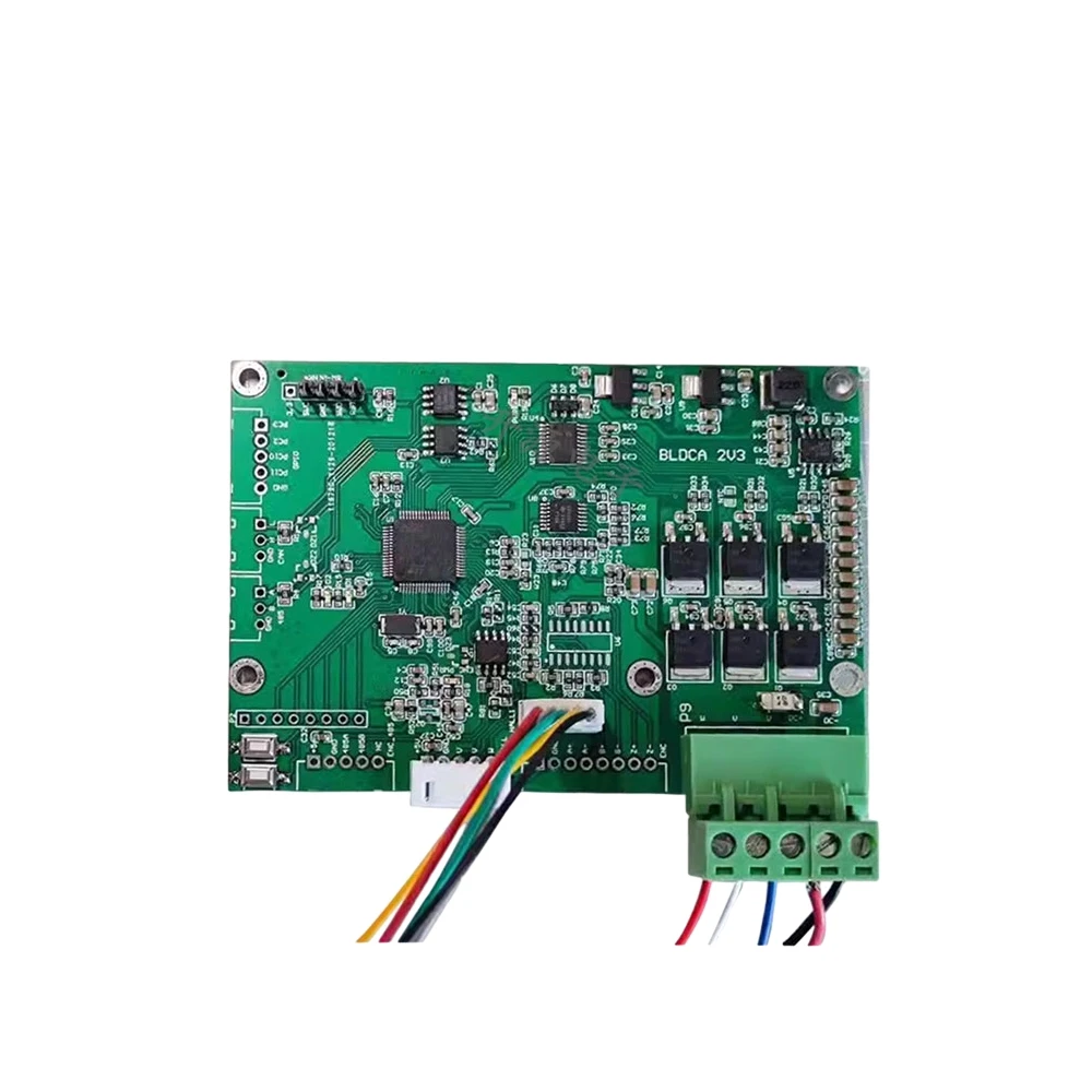 BLDC Brush-less Motor Development Board DC 12-36V 5A FOC Hall Feedback Vector Control Encoder Module Reserve CAN and RS485 Ports