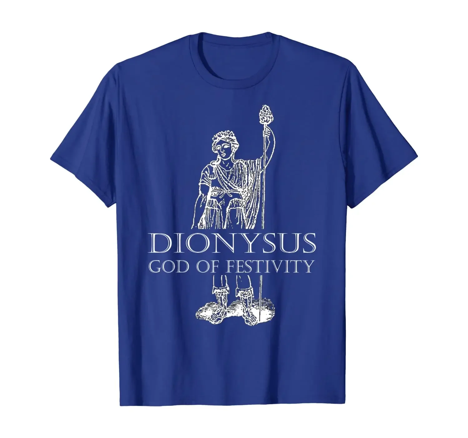 Ancient Greece Festivity God Dionysus Greek Myth T-Shirt 100% Cotton O-Neck Summer Short Sleeve Casual Mens T-shirt Size S-3XL