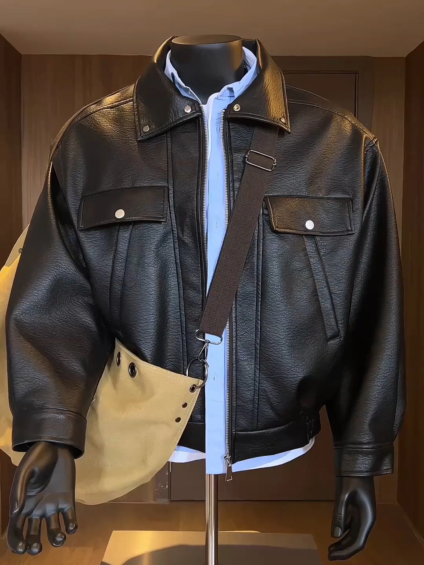 

Мужская осенняя водонепроницаемая куртка-пилот Bla American Sle в стиле бейсбольной формы, свободного кроя, с декоративной молнией, молодежная, модная