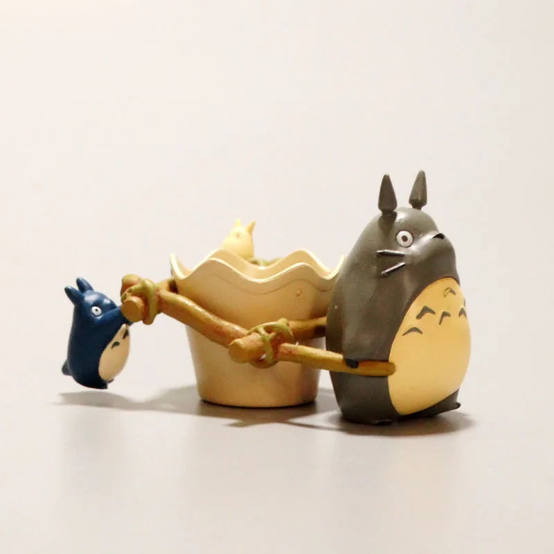 Figurka Totoro PVC Model Anime Dekoracja na Tort Ozdoba Plastikowa