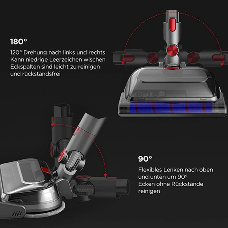 Attachment Mop Suction Electric Mop With Lock And Mop For Dyson V15 V11 V10 V8 V7 Vacuum Cleaner Accessories