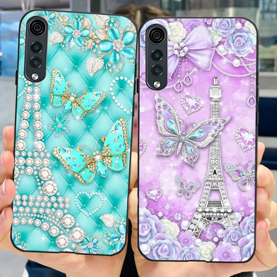 Stylish Pattern Phone Case For LG Velvet Soft Silicone TPU Cover For LG Velvet 5G UW G900 G900N G900V G910EMW Phone Shells