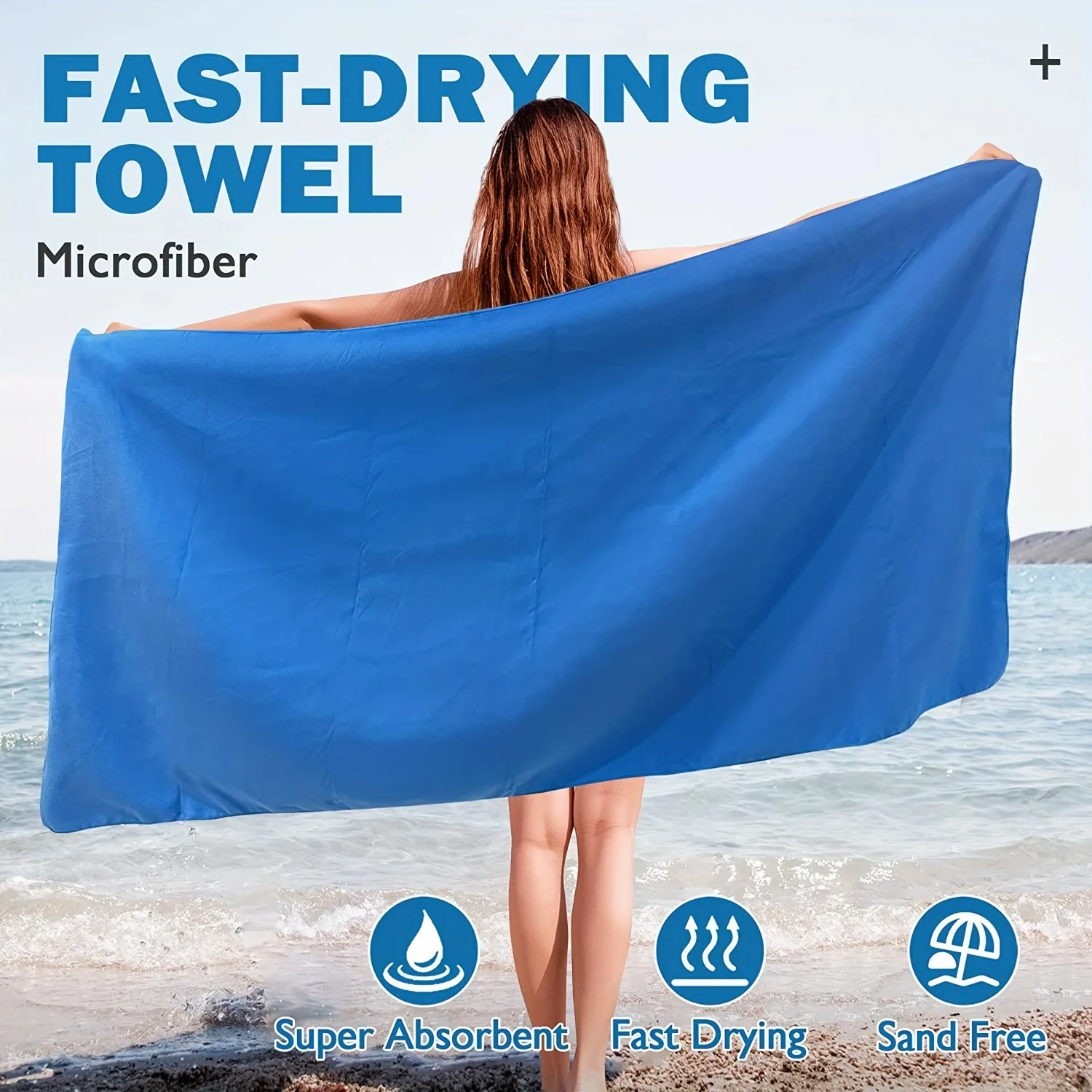 قطعتان من مناشف الشاطئ المصنوع - مراجعة Travel Towel Quick Dry وسعره