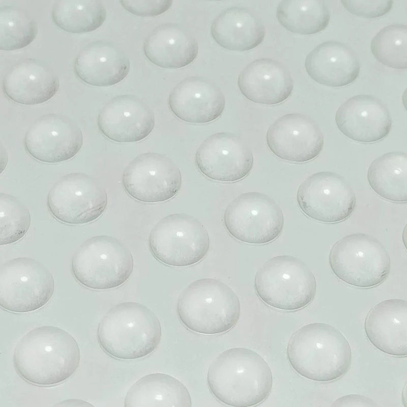 10 個自己粘着ラウンドシリコーンゴムバンパーソフト透明アンチスリップキーボードライザー足パッドダンパー