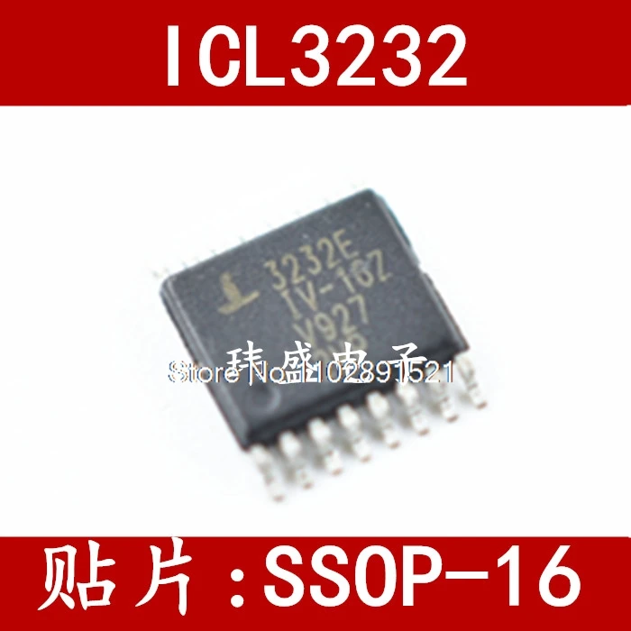 （5PCS/LOT）ICL3232 ICL3232EIV ICL3232EIV ICL3232CVZ ICL3232CBZ SSOP-16