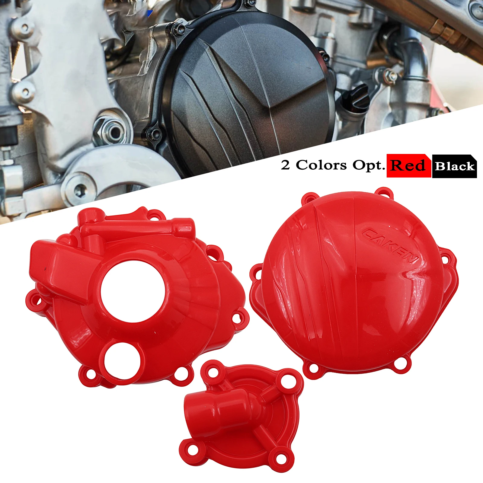 Motorcycle Engine Clutch Water Pump Igniter Protection Cover For HONDA CRF250R CRF 250R 2018-2021 CRF250RX CRF 250RX 2019-2021