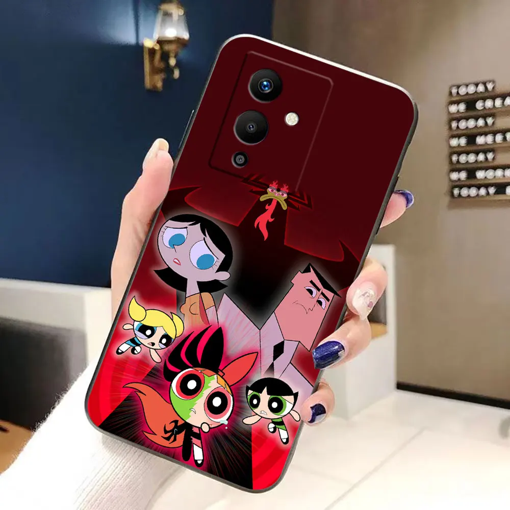 

Lovely The P-Powerpuff Girls Phone Case For Infinix TECNO POP SPARK SMART 6 7 8 9 10 CAMON 40 30 30S 15 16 17 20 20C Pro Case