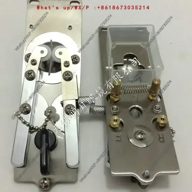 Glasses lens slotting machine wire drawing machine T-type stainless steel panel universal type