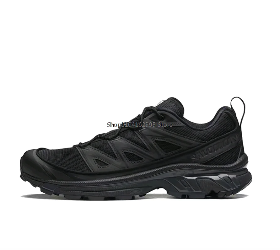 SALOMON XT-6 EXPANSE Double layered trendy low cut outdoor functional running shoes for men and women black