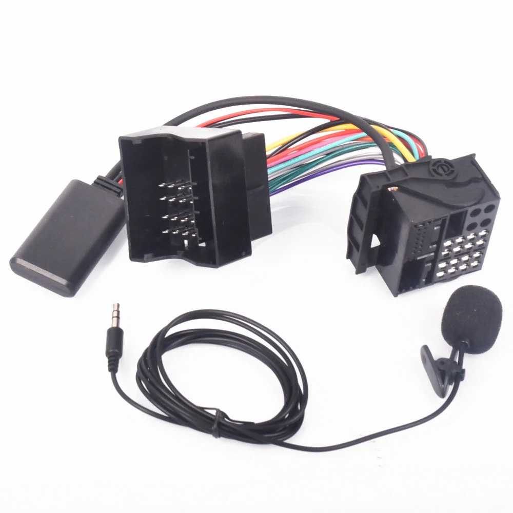 Bluetooth Aux-In Audio Cable Harness Adapter Duable For Ford Mondeo Focus Fusion Galaxy Aux Bluetooth Adapter 6000CD Radio