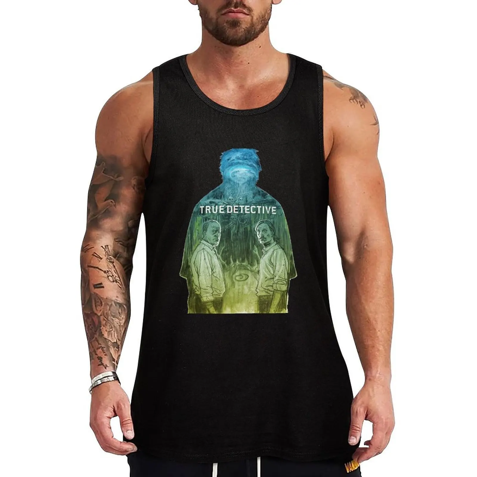 True Detective Tank Top Basic Cotton Tank Top Non-Shrink Casual Sleeveless