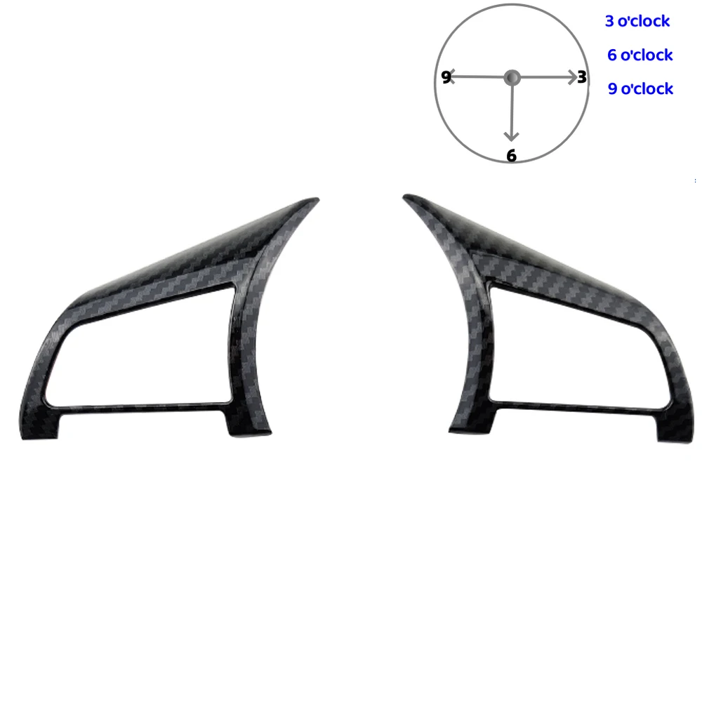 Car Steering Wheel Panel Knob Cover Trim Sticker for Nissan Xtrail T32 Rogue Note Qashqai J11 Versa Juke Micra Kicks Leaf Sentra