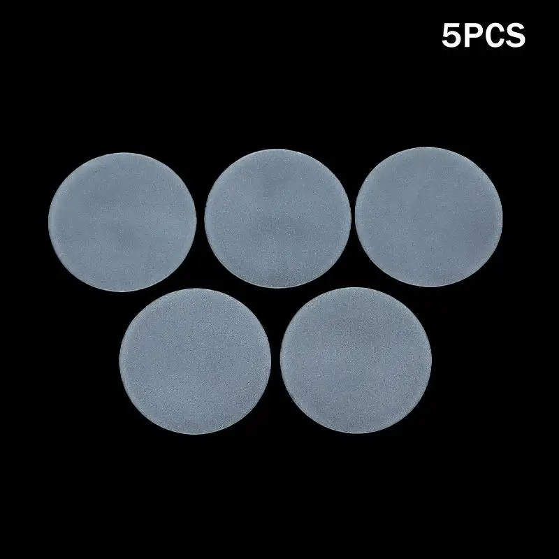 Hot Sale 5PCS Matte Glass Round Flat Semitransparent Frosted Glass Lampshade For LED Lamp Down Light Flashlight