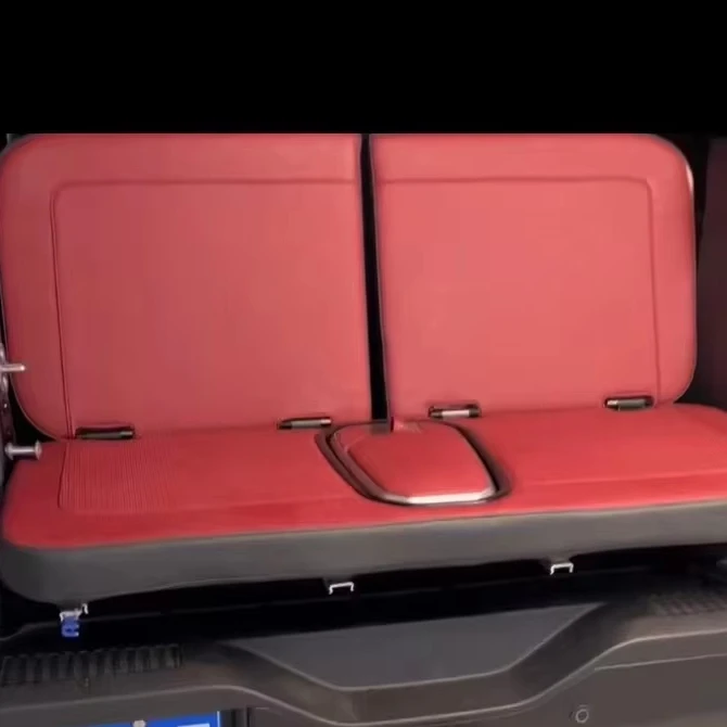 Custom Adjustable 2-Person Capacity Trunk SeatAero Leather Upholstery Seat  for AITO M7 & Mercedes-Benz MPV