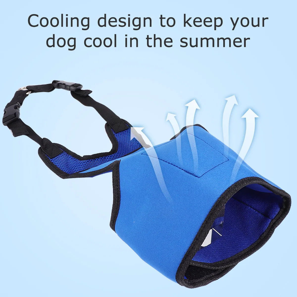 

Dog Cooling Chest Strap Adjustable Summer Pet Cooling Vest Breathable Comfortable for Medium to Large Dogs Outdoor Use