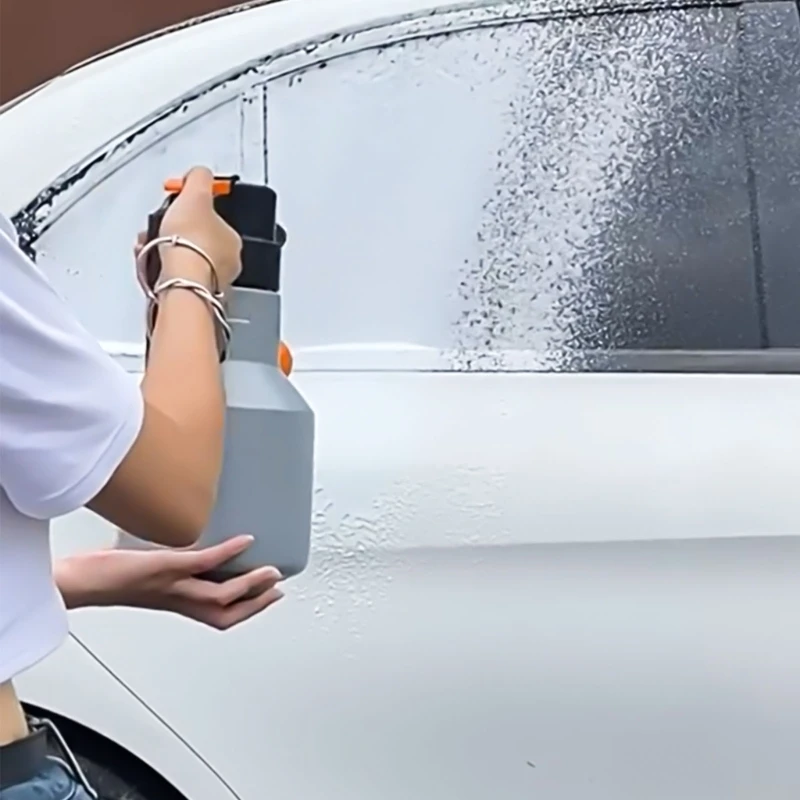 Electric Car Foam Sprayer 2Liters Handheld Foamer Rechargeable Battery Powered Foam Cannons for Car Washing