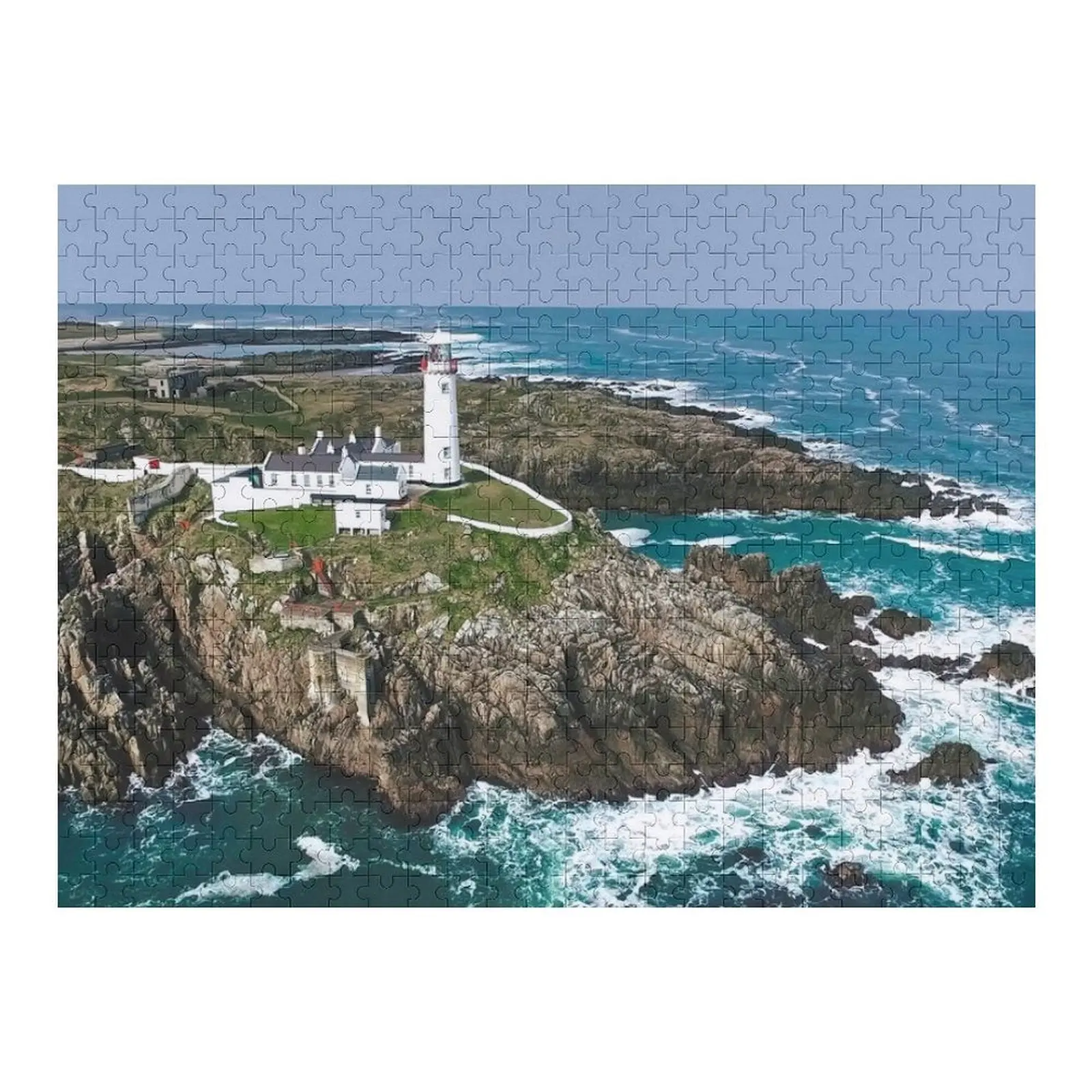 

Пазл Fenad Head Lighthouse Персонализированный деревянный именной деревянный пазл для взрослых на заказ Деревянный пазл с именем
