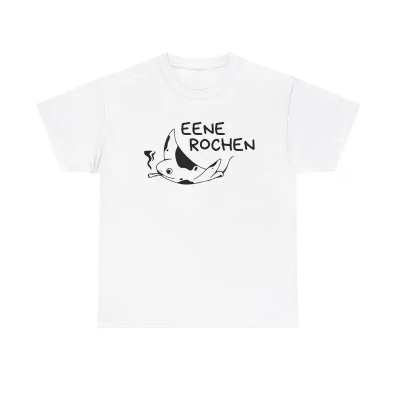 

Eene Rochen, funny t-shirt with lyrics from Atzen Cigarettes smoking - gift for him as a drinking shirt for summer vacation with