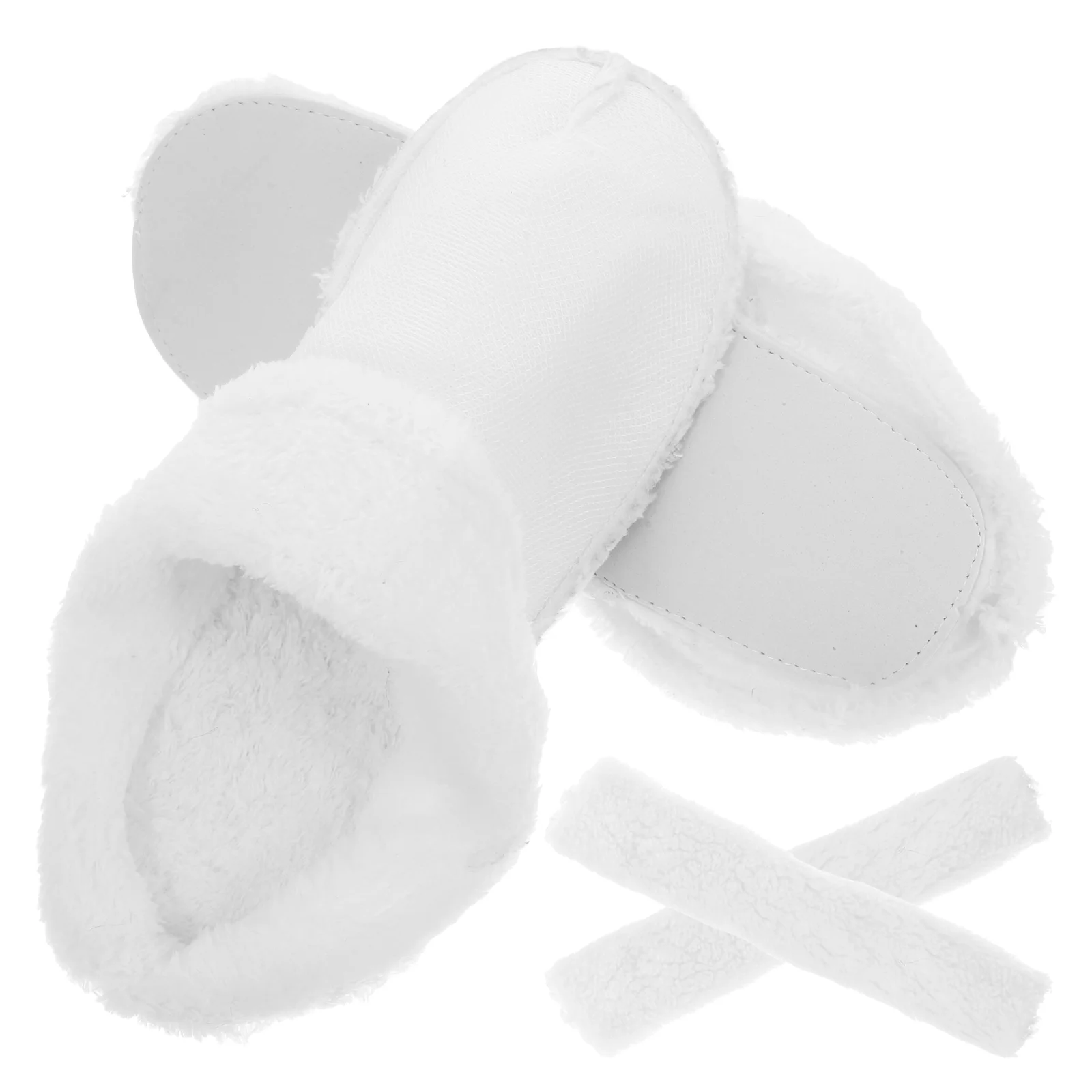 Fluffy Slippers Thermal Cover Winter Warm Shoe Insoles Clogs Shoes Plush Liner Cotton Liners Men White Foot Warmers Sock