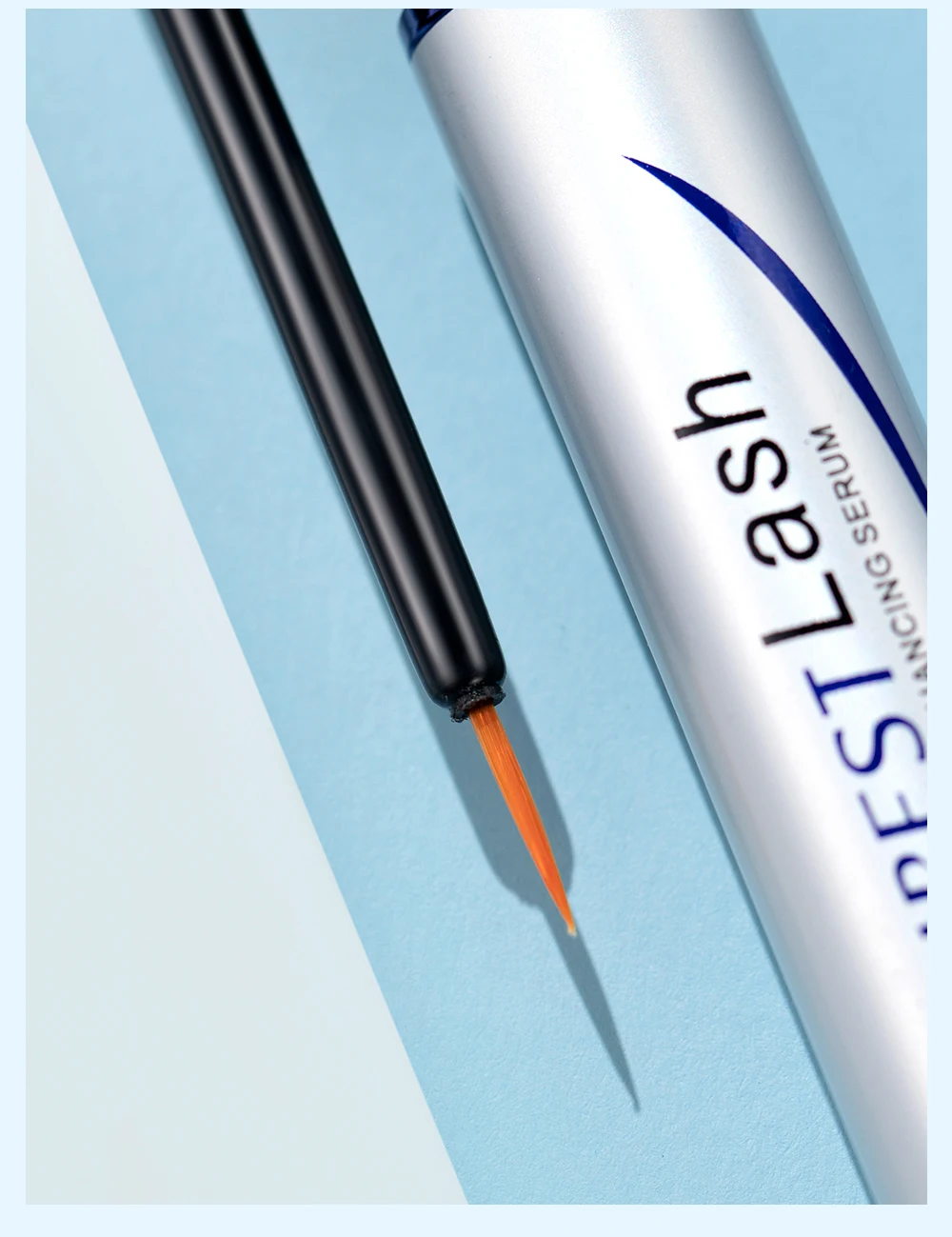 QIBEST Wimpernwachstumsserum Feuchtigkeitsspendendes Flüssiges Wimpernserum Verlängerndes Make-up Volleres Augenbrauenserum Wimpern-Kosmetik – Detail 13