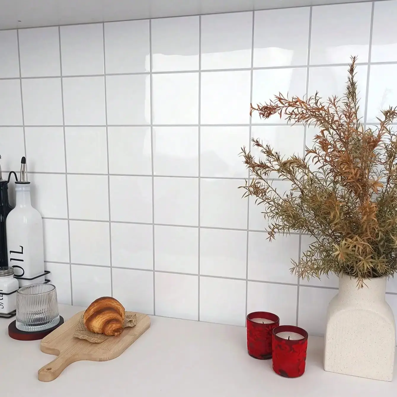 10 Sheets Square Gr…