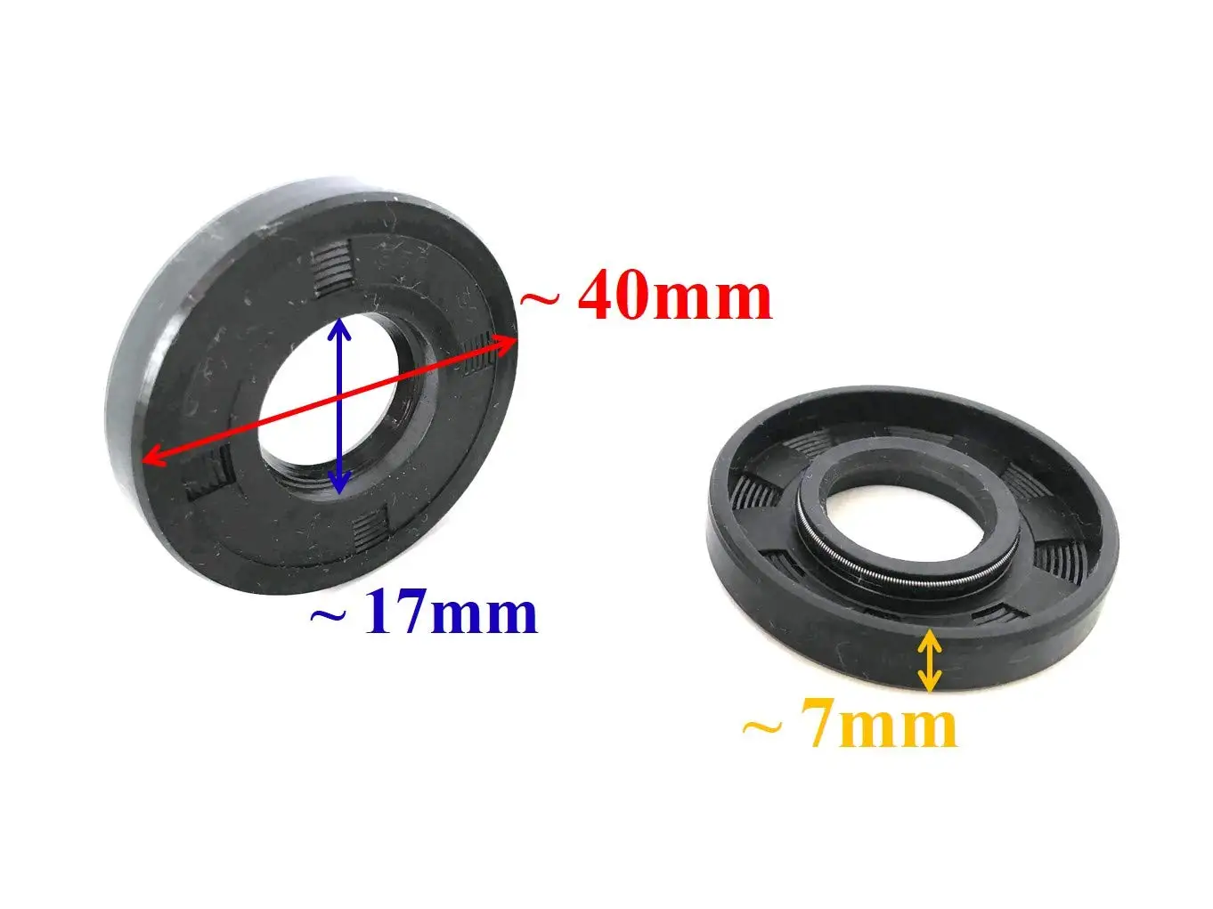 Joint d'huile pour moteur hors-bord Suzuki, DT, 09283-17002, 17x40x7, 2HP, 3,5 HP, 4HP, 5HP, 7,5 HP, 9HP, 2T
