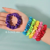 50PCS Satin Scrunchies Set Women Girls Multi-color Silk Hair Ties Elegant Hair Accessories Daily Wear Party Wedding - Image 6