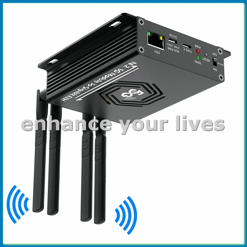 

Адаптер NGFF(M.2) 4G/5G к USB 3.0 с портом RJ45, преобразователь контроллера Realtek RTL8125BG Riser Board-VVNB