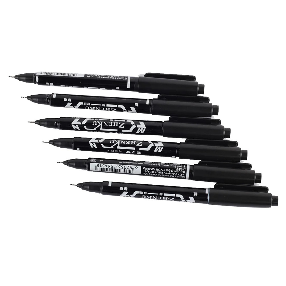 

10Pcs Art Marker Pen Dual Tip Design for Detailed Sketching Bold and Fine Lines Acid-Free Safe Ink Ideal for Tattoo Placement