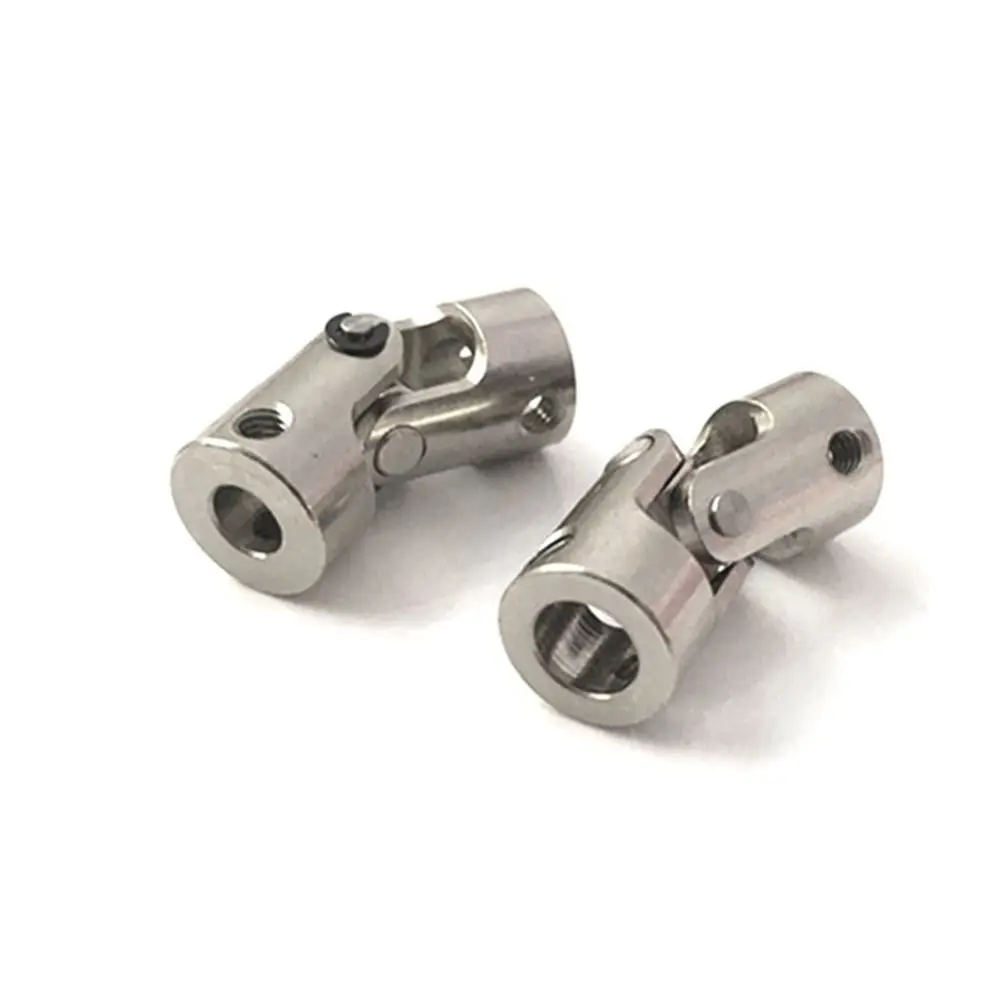 2/3/3.17/4/5/6/6.35/8mm With Screw Motor Connector Steering Gear Joint For Boat Car Gimbal Cardan Joint Couplings Coupler