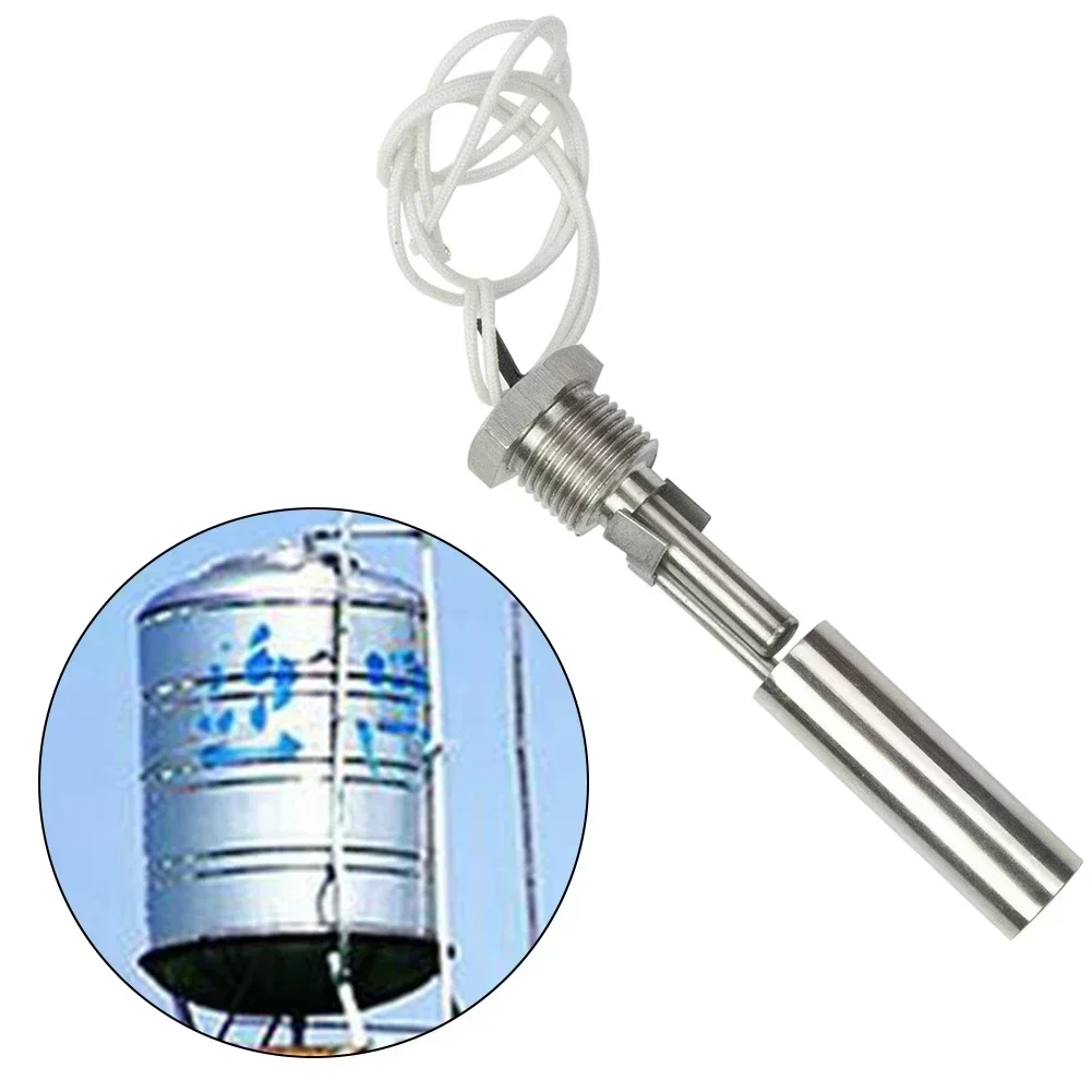1PC 220V DC Floating Switch For Drive Pumps, Indicators, Alarms Switches Horizontal Tank Liquid Float Switch Water Level Sensor