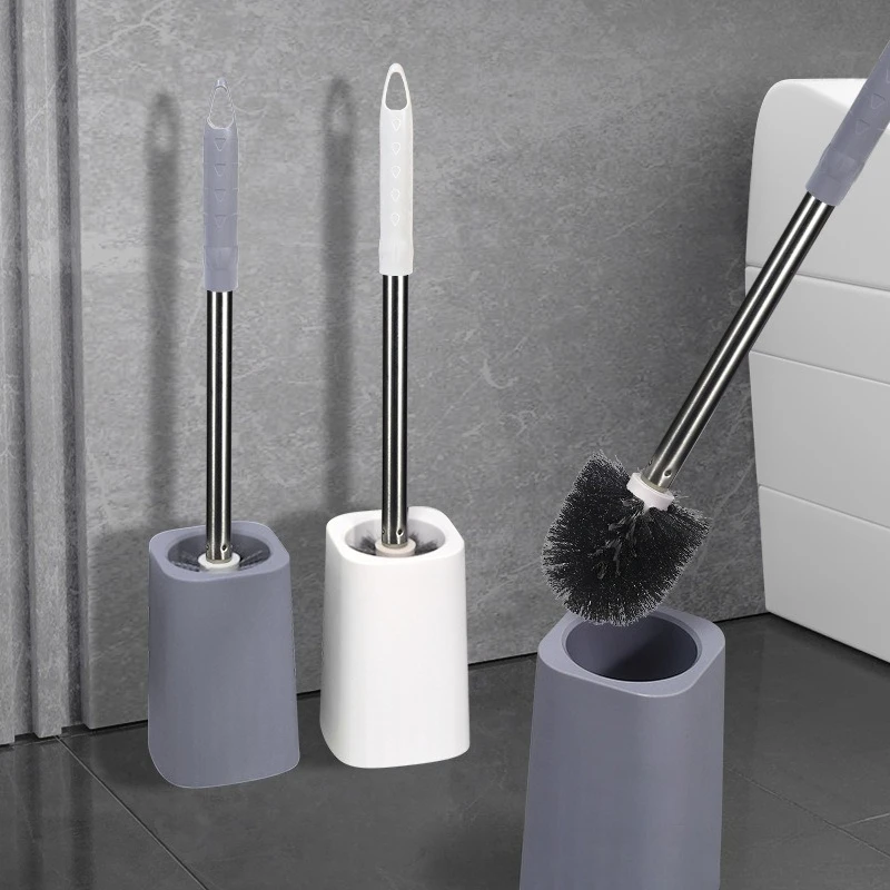

Набор для чистки унитаза для домашнего использования: щетка для ванной комнаты с подставкой и длинной ручкой для очистки всех углов