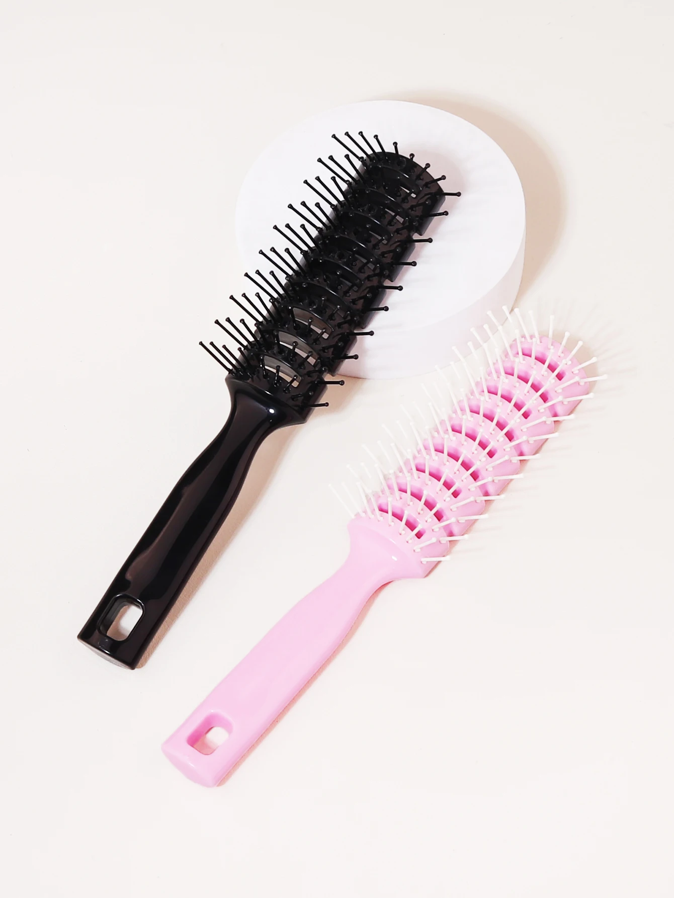 

1 piece of hair straightening and anti-static hollowed out scalp massage hair comb hair styling comb Special for real hair wigs