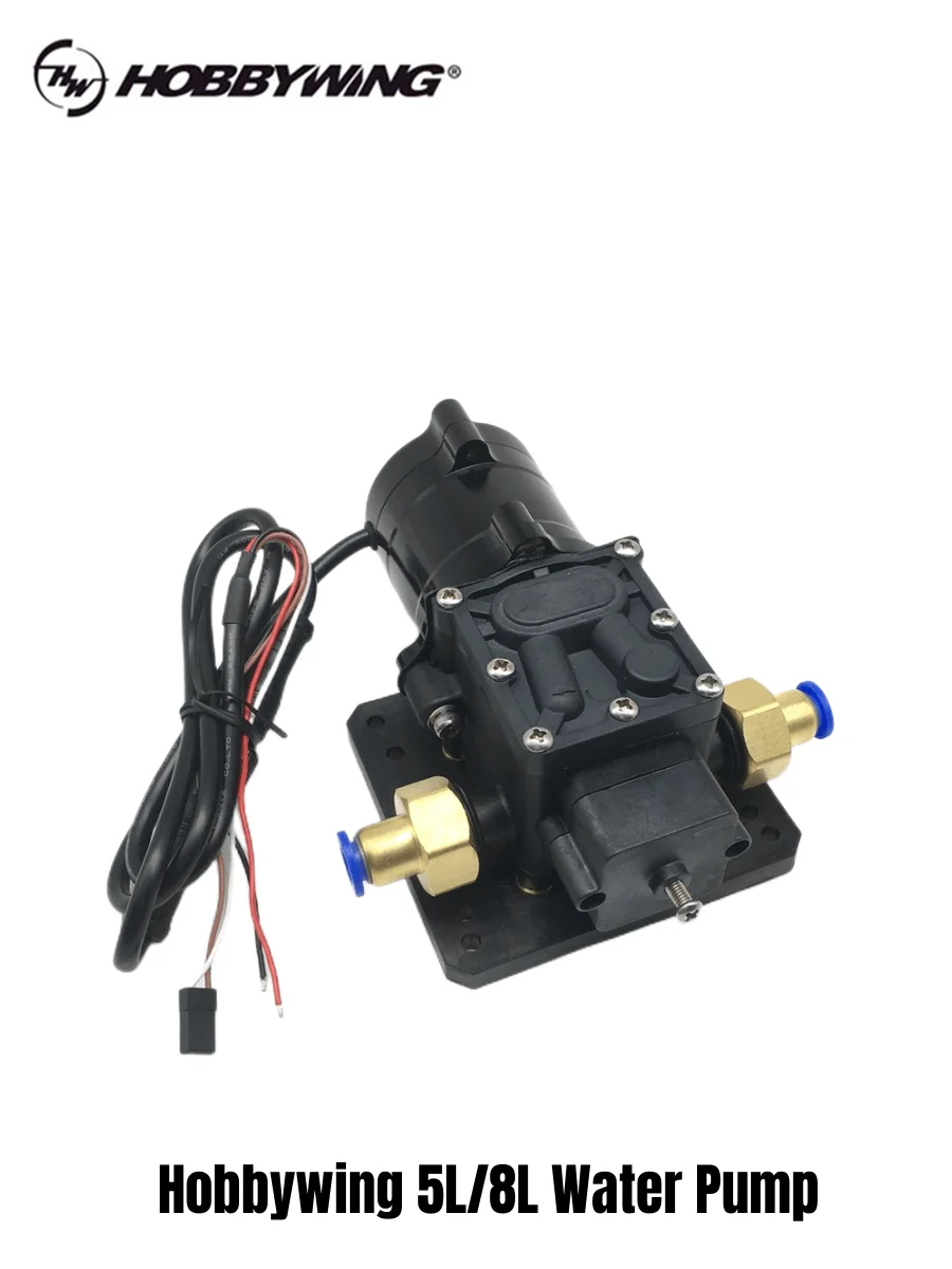 Hobbywing 5L 8L Plant Protection Drone 12-14S Water Pump Large Flow 10mm Water Inlet Diameter/6mm Water Outlet Diameter