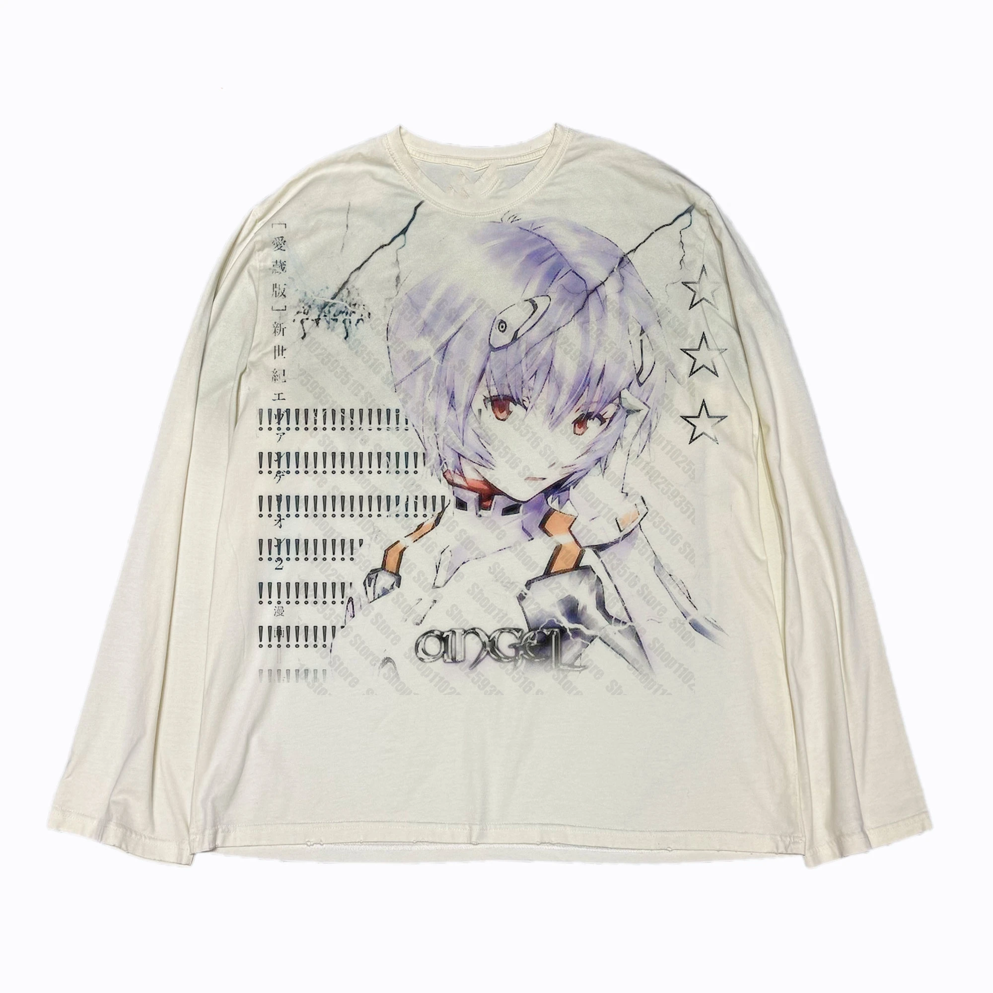 Ropa Vintage de los años 90 para mujer, estilo Shoujo Girl, camisetas gráficas japonesas Y2k, ropa Harajuku de gatito Y2k, ropa gótica Kawaii para mujer