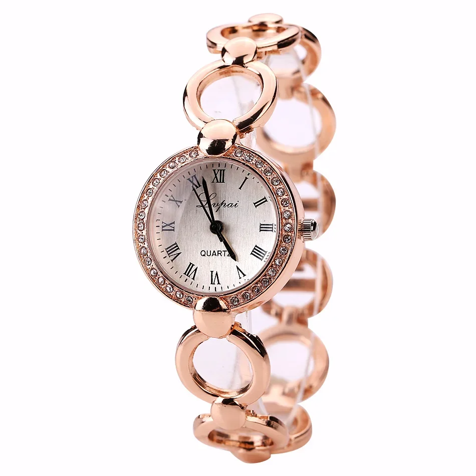 Reloj de pulsera con esfera redonda para Mujer, relojes de lujo para Mujer, relojes de pulsera de cuarzo simples, Reloj de regalo, reloj de regalo, Часы Ж Sammaliе Нару