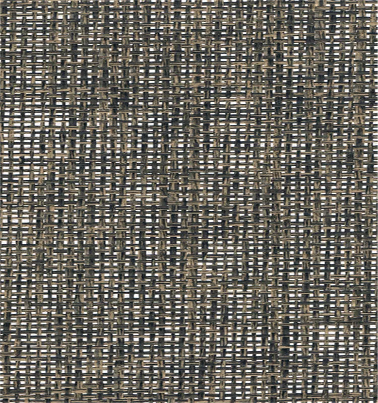 MY WIND Sliver Brown Gray Green Orange Brown Home Decorate Paper weave Wallpaper