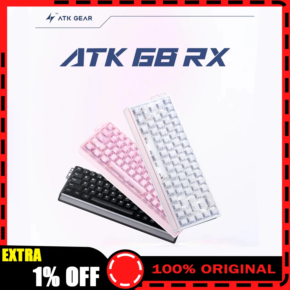 

ATK68 RX Magnetic Switch Keyboard Wired Mechanical Keyboard 8000Hz RT0.005mm 0.08MS Low Delay Gaming Keyboards PC Accessories
