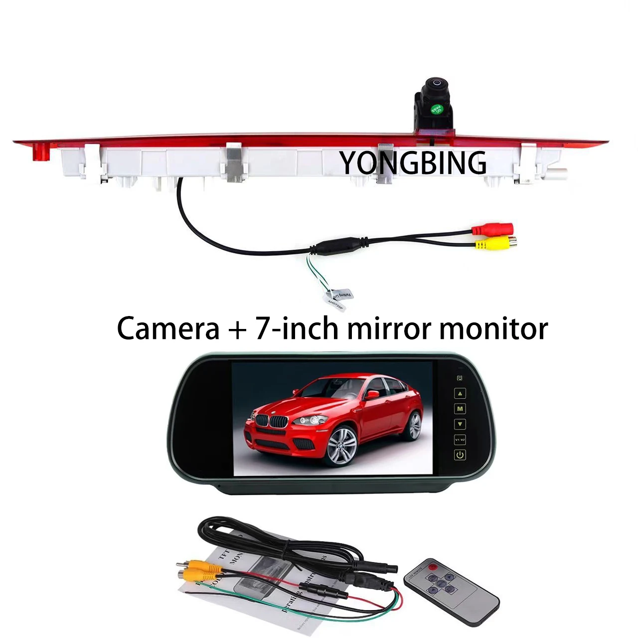 Brake light rearview camera is Mercedes Vito W447(taildoor lift only) with rearview mirror monitor optional