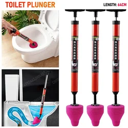 Toilet Plunger High Pressure Pump Anti Clogging Drain Cleaners Pipe Dredge Device for Bathroom Kitchen Sink Drain Clean Supplies