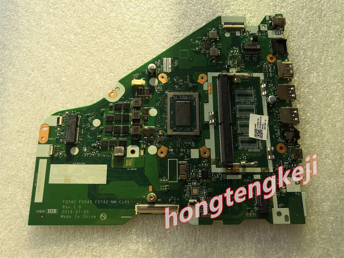 

Used fg542 fg543 fg742 NM-C101 for lenovo L340-15API L340-17API motherboard R5-3500u 5b20941833 test ok