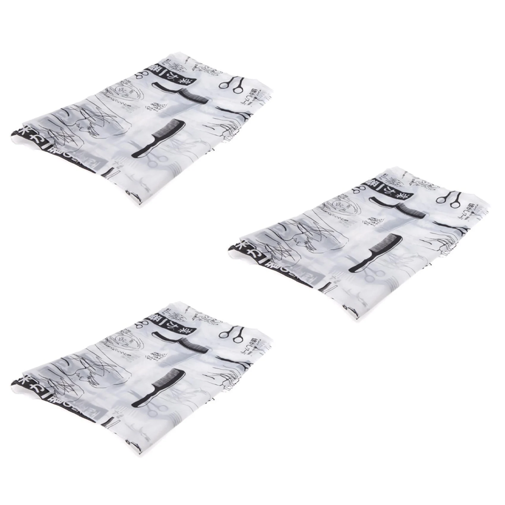 

【STOKED】3X Adult Salon Barber Gown Cape Hairdressing Hairdresser Hair Cutting Cloth Black