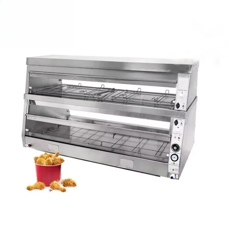 Stability energy warmer, electric hot food display display fried chicken chips warmer