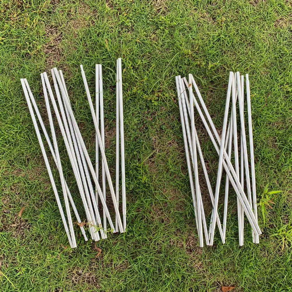 Tent Repair Pole Lightweight Tent Pole Internal Retractable Rope Quick Installation Strong Yet Flexible Camping